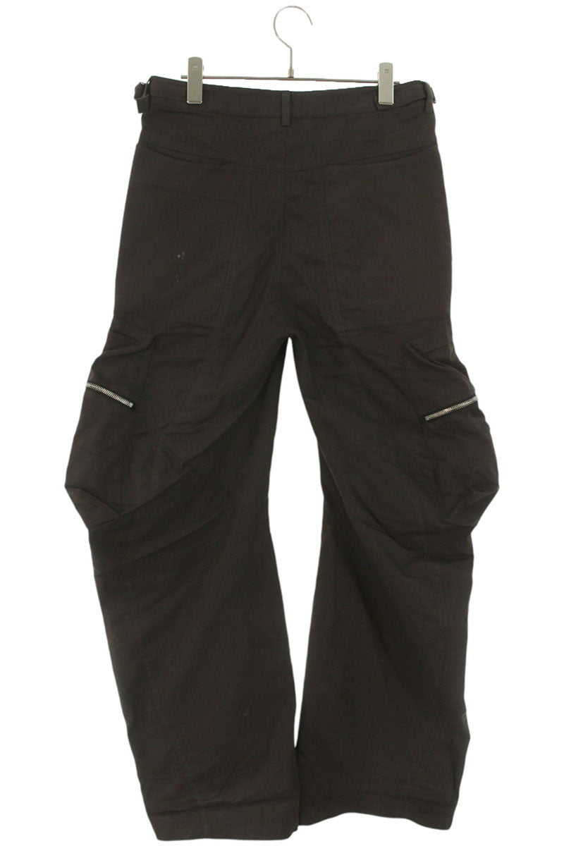 cmmawear Cotton Blend Twisted Cargo Pants Brown Size 30
