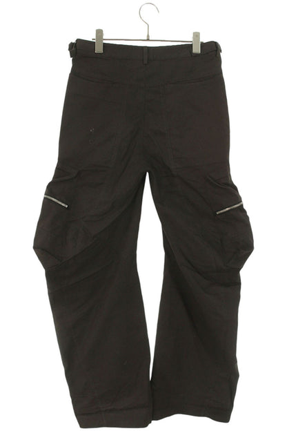 cmmawear Cotton Blend Twisted Cargo Pants Brown Size 30