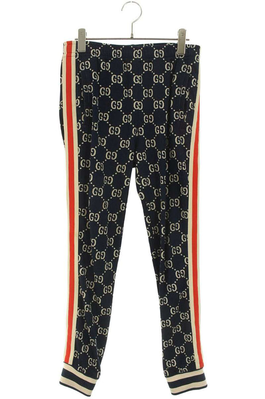 GUCCI Navy GG Jacquard Jogging Track Pants Size 28