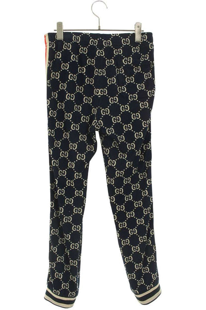 GUCCI Navy GG Jacquard Jogging Track Pants Size 28