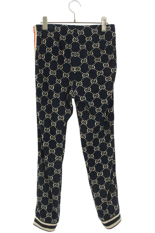 GUCCI Navy GG Jacquard Jogging Track Pants Size 28
