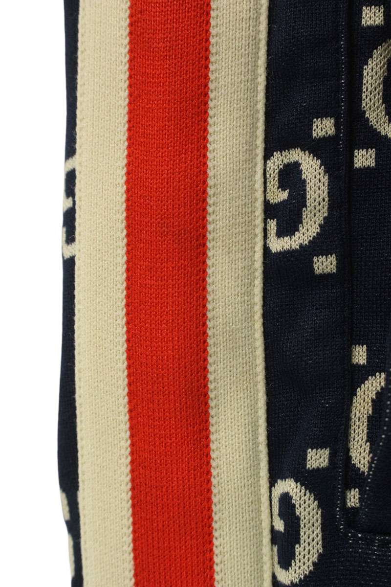 GUCCI Navy GG Jacquard Jogging Track Pants Size 28