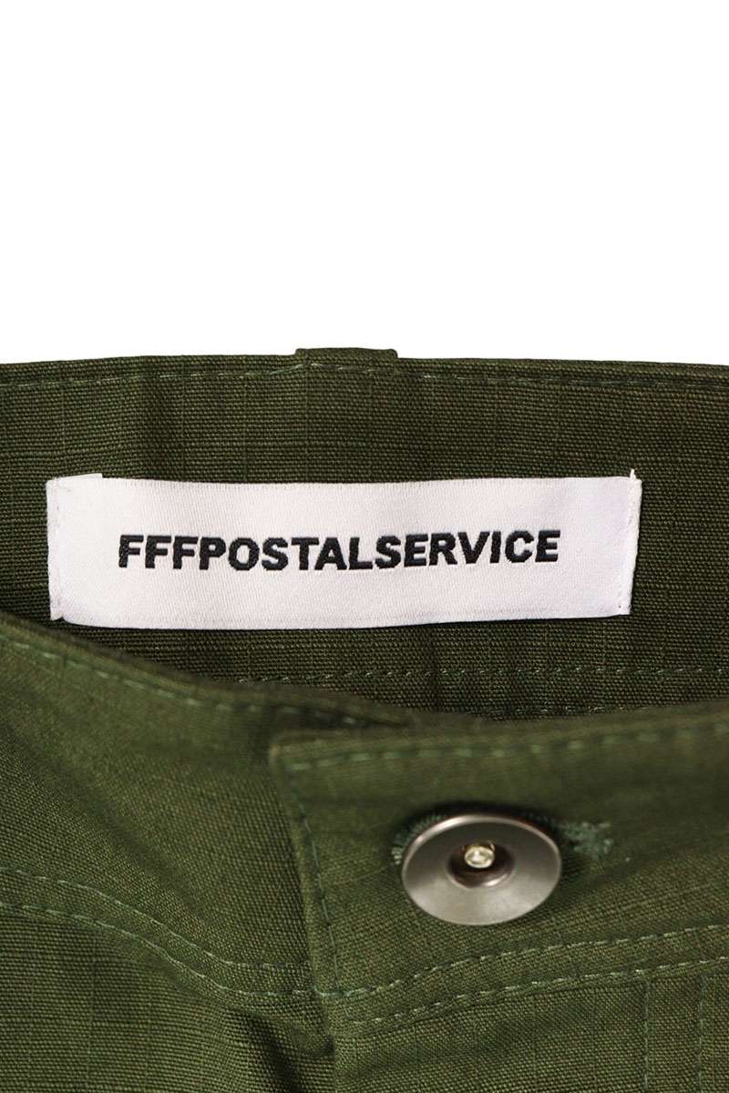 FFF POSTAL SERVICE Olive 3-Way Zip Cargo Trousers Size 30
