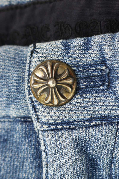 Chrome Hearts Cotton Sweatpants Indigo Size 36