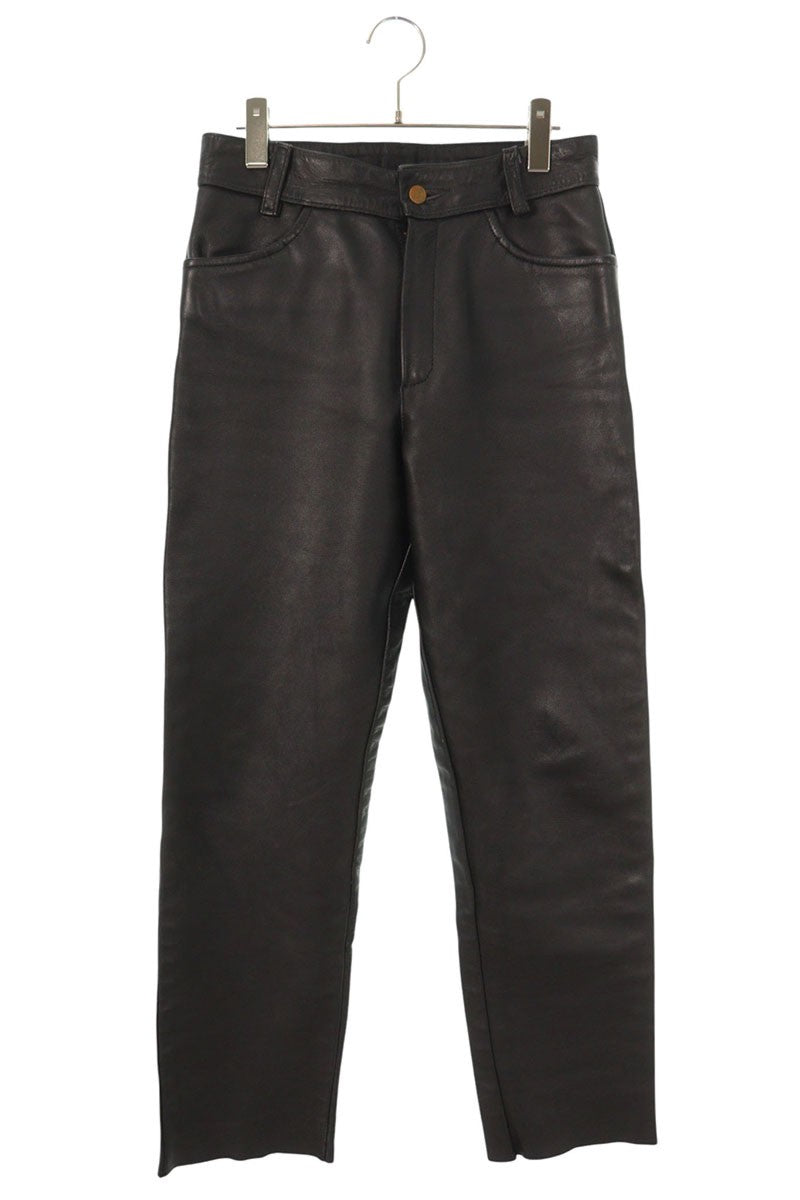 VANSON Leather Long Pants Black Size 30