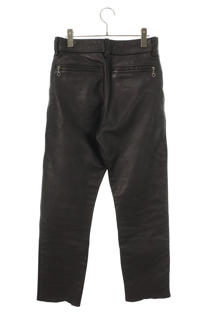 VANSON Leather Long Pants Black Size 30