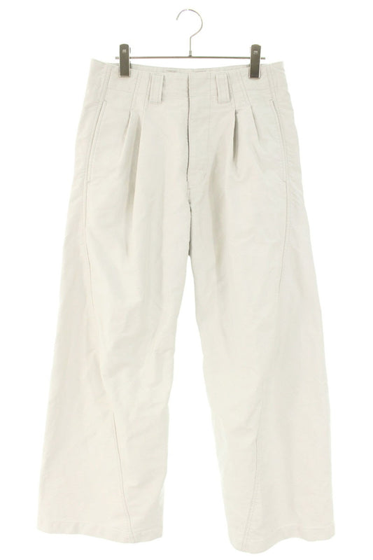 NVRFRGT White Wide Cotton Trousers Size 30