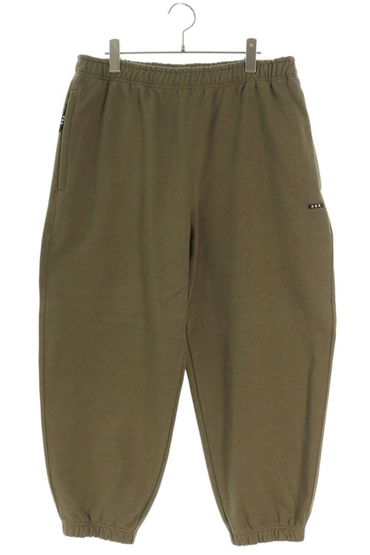 GOD SELECTION XXX Logo Patch Sweatpants Khaki Size 34
