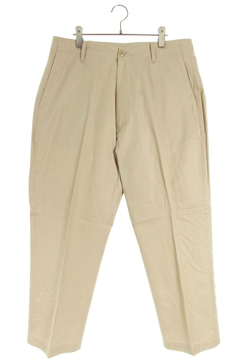 SEQUEL TYPE-XF Logo Print Chino Pants Beige Size 34