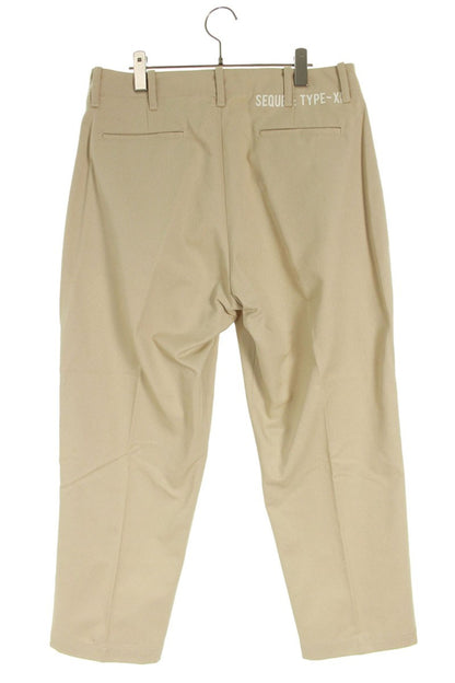 SEQUEL TYPE-XF Logo Print Pants Beige Size 34