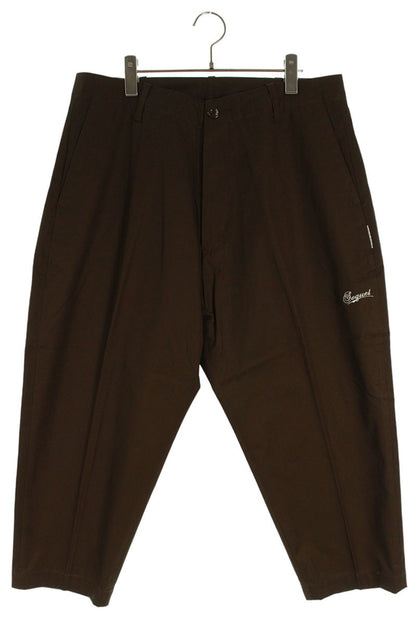 SEQUEL TYPE-CP Logo Print Pants Brown Size 34