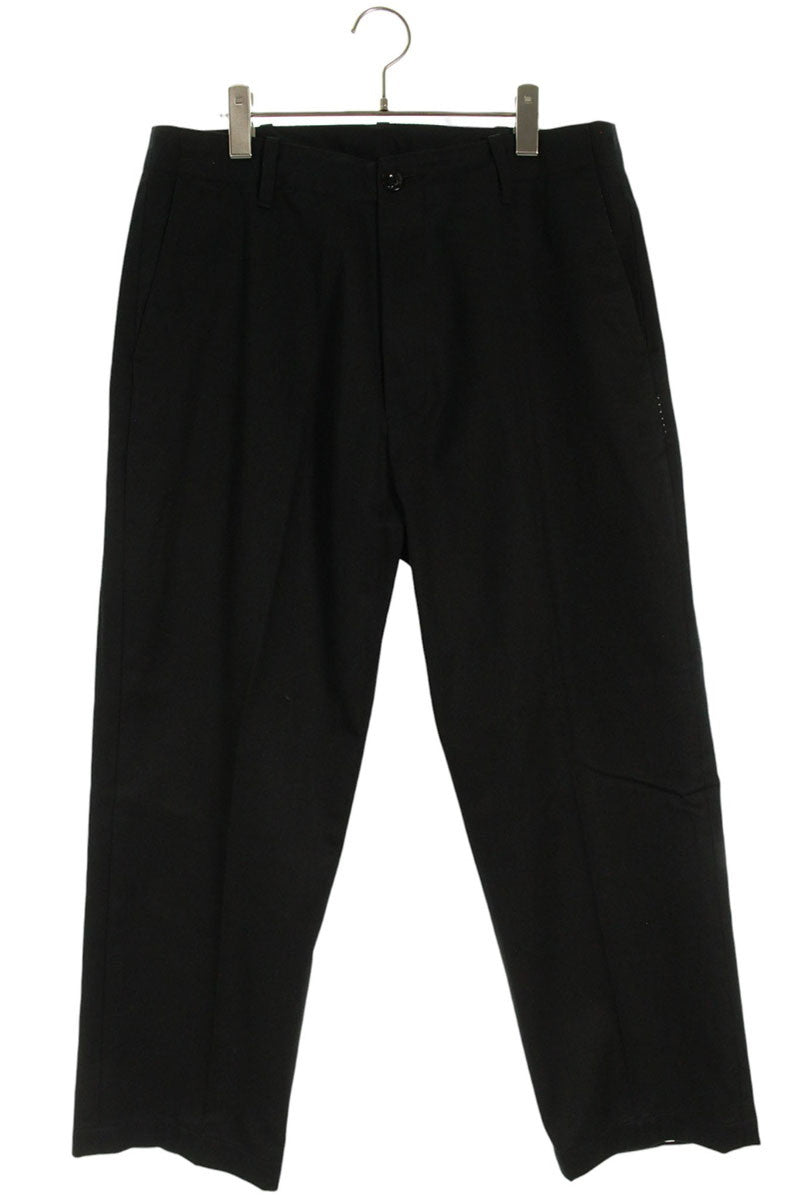 SEQUEL TYPE-XF Poly Cotton Logo Print Pants Black Size 34