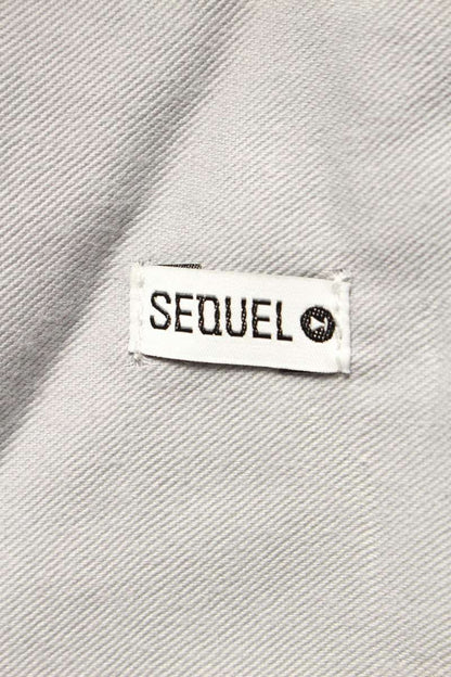 SEQUEL TYPE-F Logo Print Pants Gray Size 34
