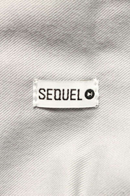 SEQUEL TYPE-C Logo Print Pants Gray Size 34