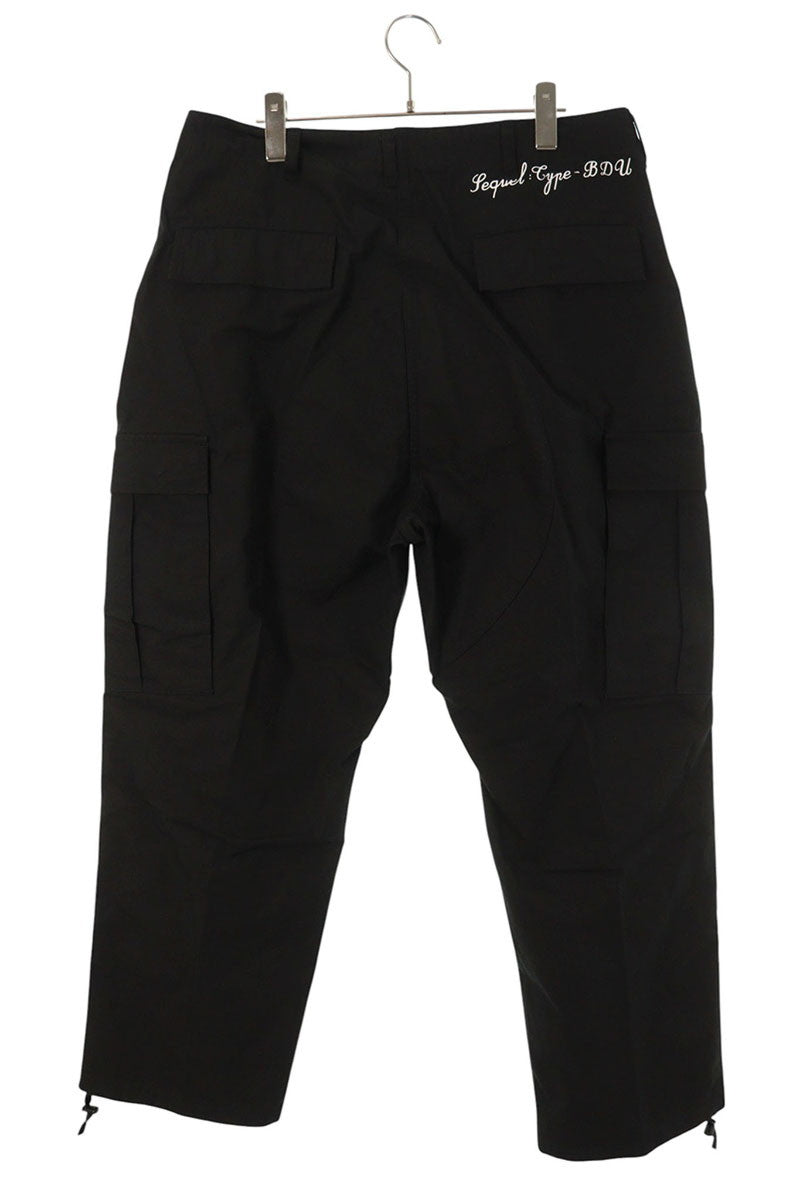 SEQUEL TYPE-BDU Cargo Long Pants Black Size 34