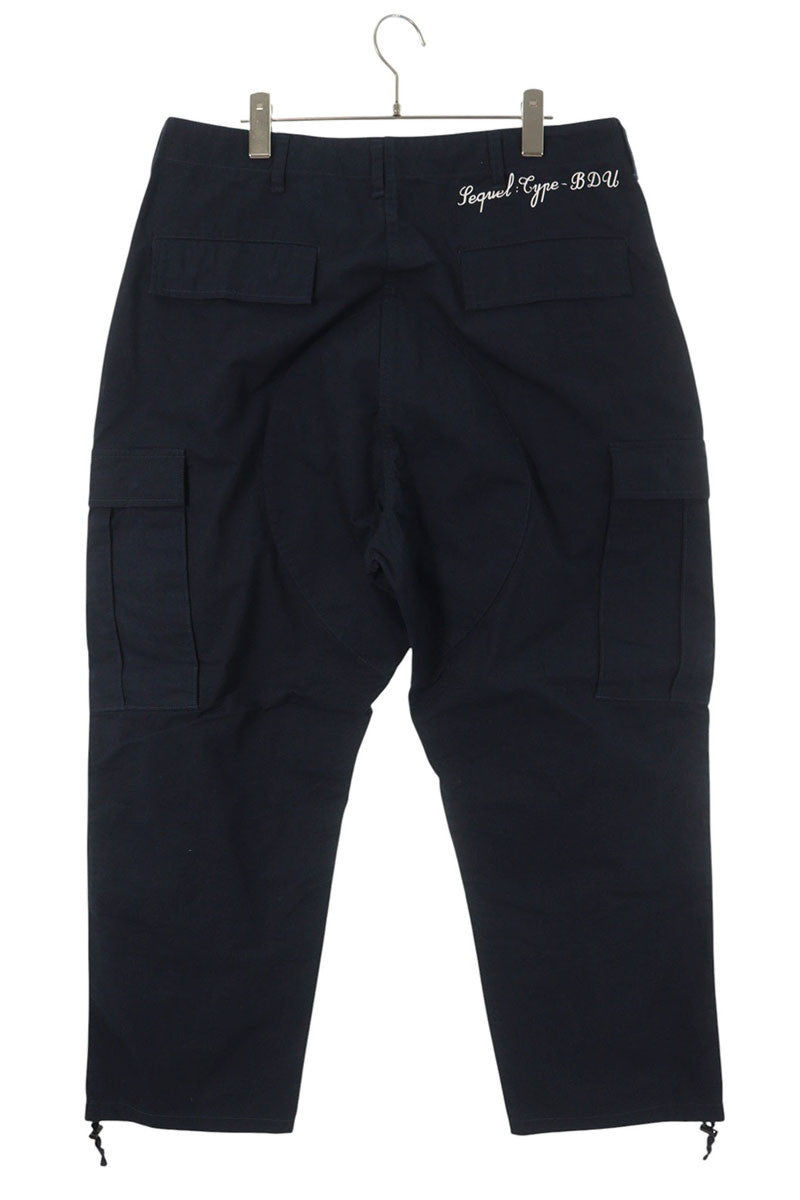 SEQUEL TYPE-BDU Cargo Long Pants Navy Size 34
