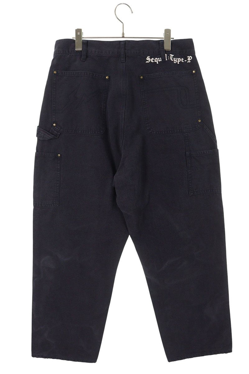 SEQUEL TYPE-P Double Knee Long Pants Navy Size 34