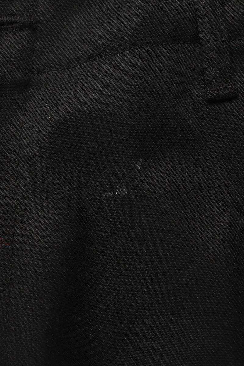 SEQUEL TYPE-F Logo Print Side Stripe Pants Black Size 34