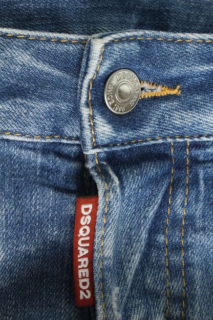 DSQUARED2 S72LB0678 Denim Layered Corduroy Pants Size 36