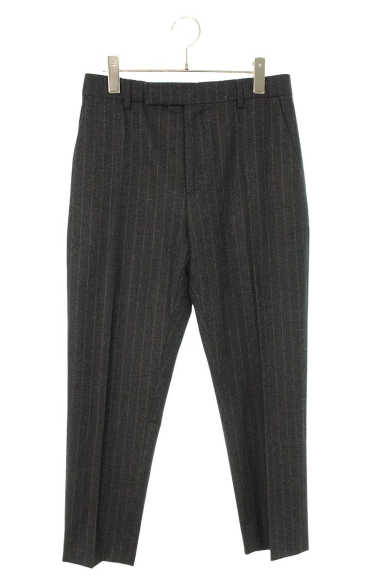 CELINE Cashmere Blend Wool Slacks Charcoal Gray Size 32