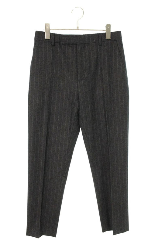 CELINE Cashmere Blend Wool Slacks Charcoal Gray Size 32