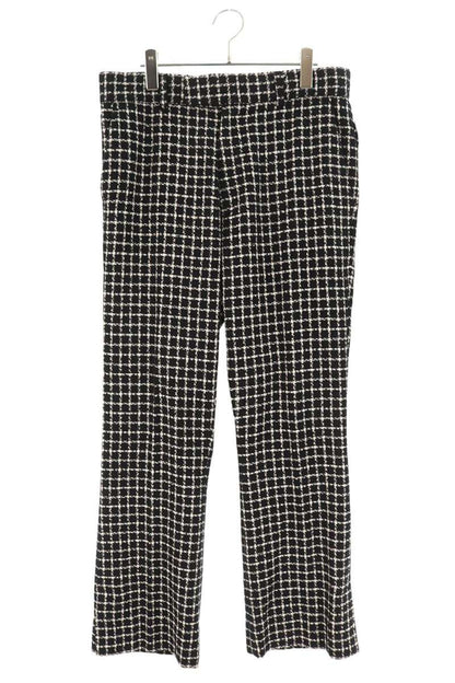 Amiri Logo Patch Long Pants Black x White Size 50