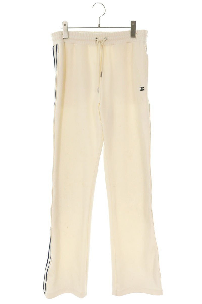 CELINE Side Stripe Triomphe Flare Track Pants Size 30