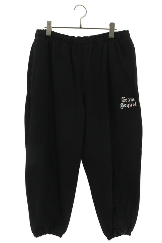SEQUEL Logo Embroidered Sweatpants Black Size 34
