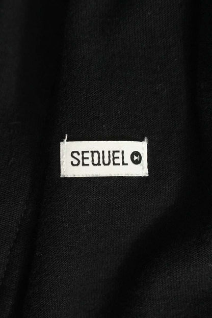 SEQUEL Logo Embroidered Sweatpants Black Size 34