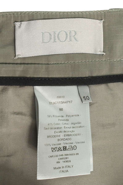 DIOR Nylon Long Pants Beige Size 36