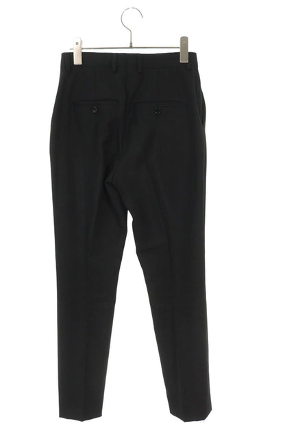 CELINE Wool Cropped Trousers Black Size 34