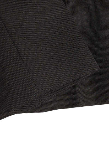 CELINE Wool Cropped Trousers Black Size 34