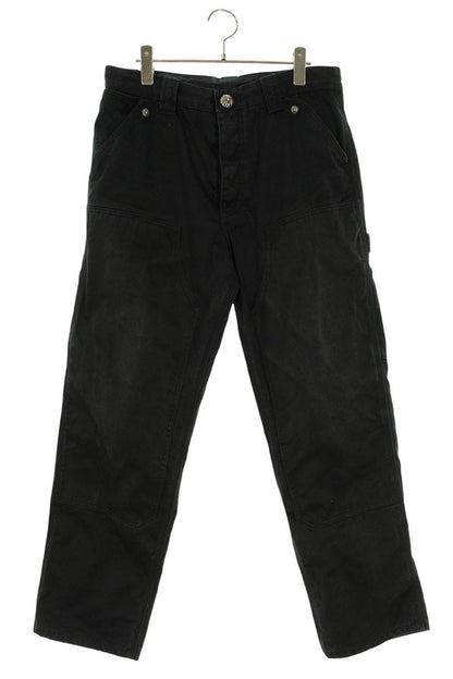 Chrome Hearts CARPENTER CNVS BLK Cotton Pants Size 32