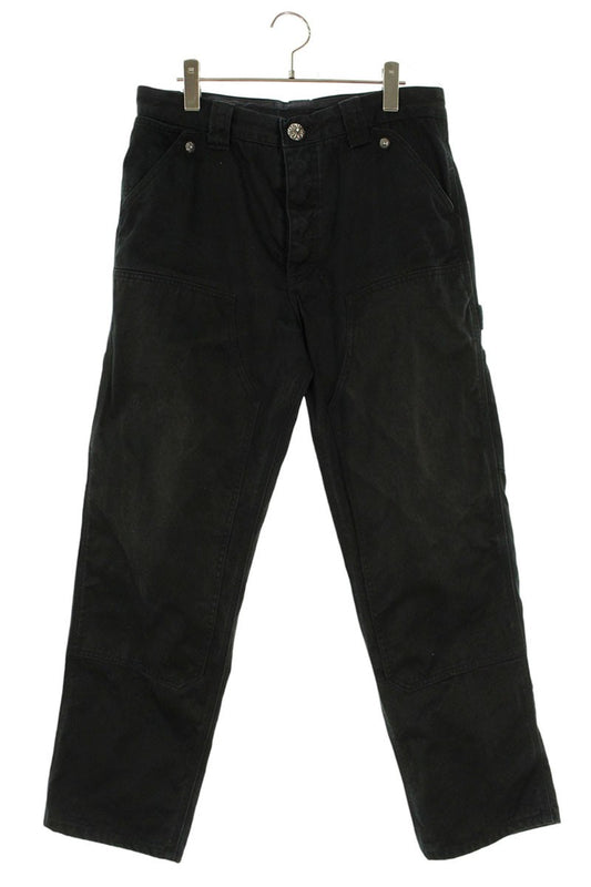 Chrome Hearts CARPENTER CNVS BLK Cotton Pants Size 32