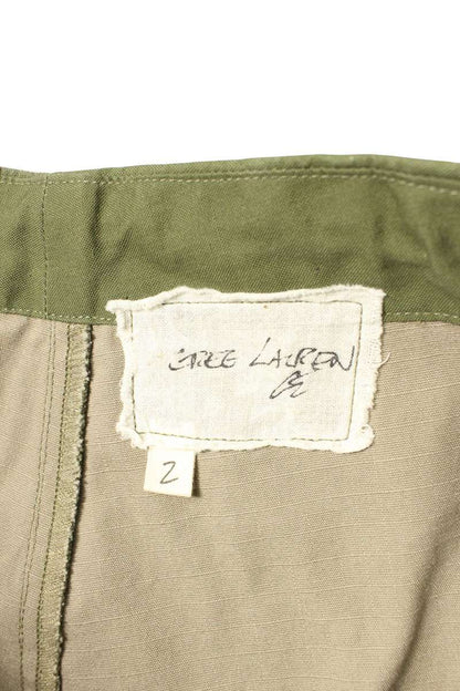 GREG LAUREN Denim Patchwork Cotton Cargo Sweatpants Size 32
