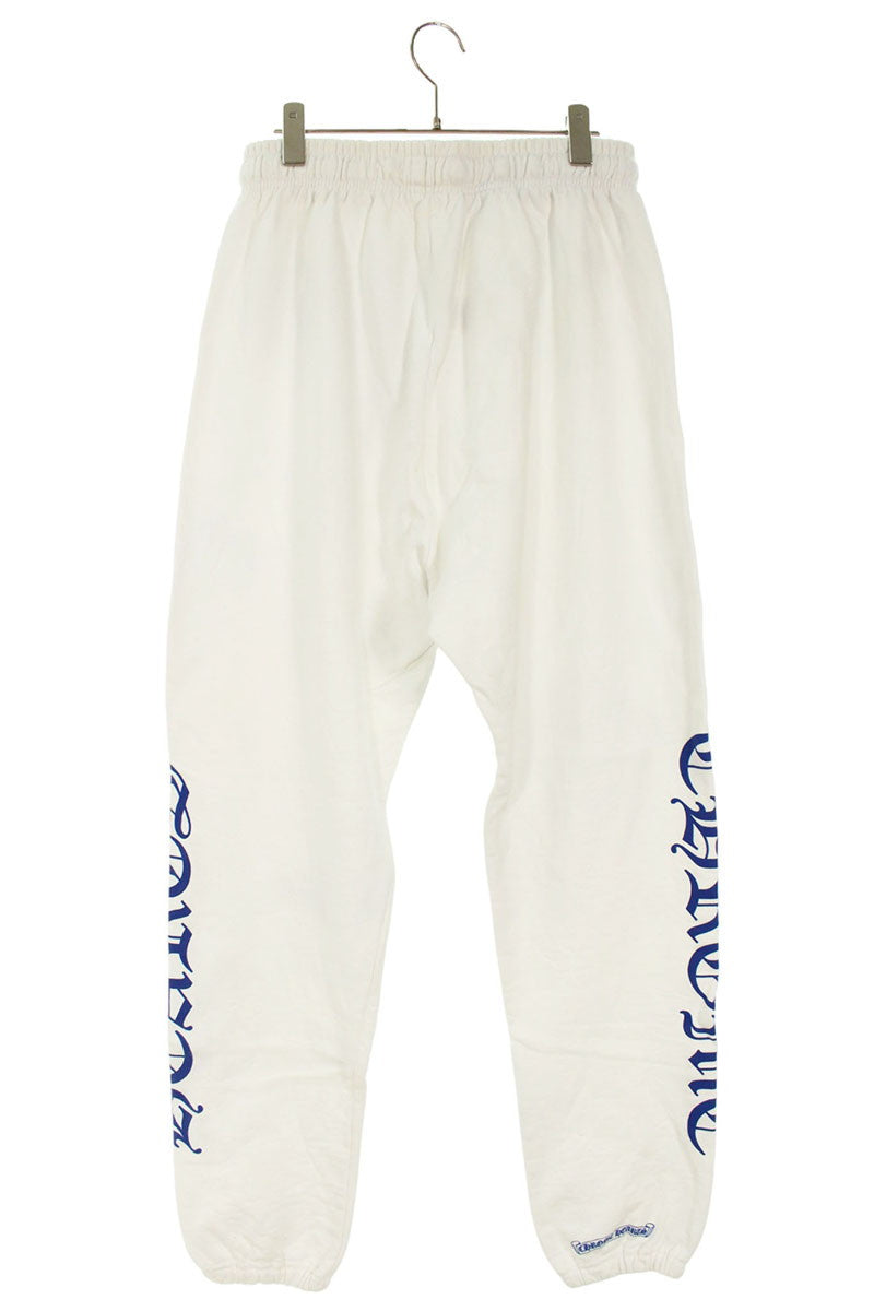 Chrome Hearts SWEAT PANTS Side Print White/Blue Size 32
