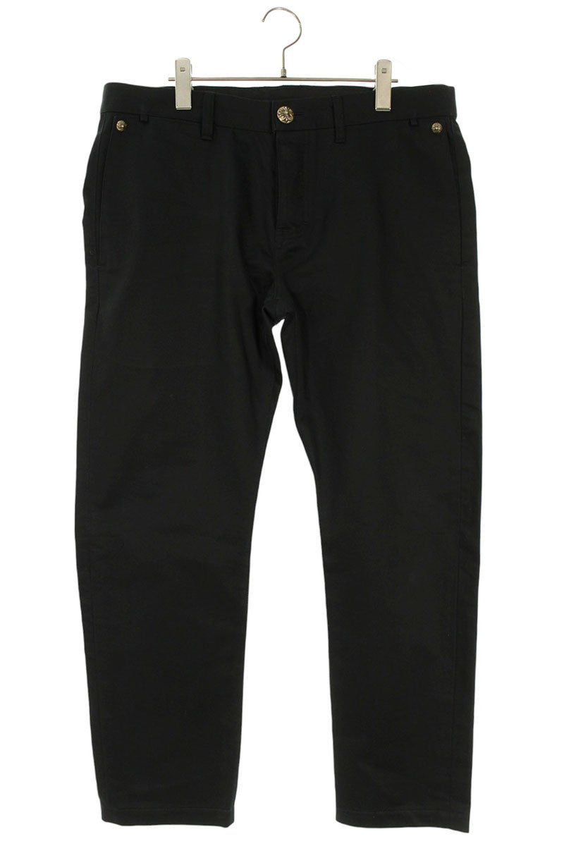 Chrome Hearts Cross Ball Button Chino Pants Black Size 36