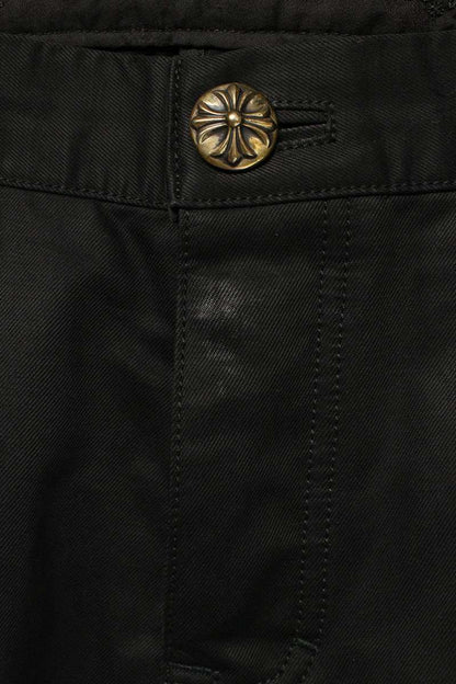 Chrome Hearts Cross Ball Button Chino Pants Black Size 36