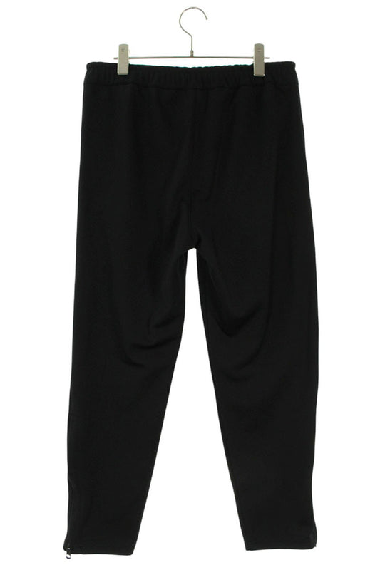 MONCLER Heart Logo Patch Hem Zip Track Pants Black Size 30