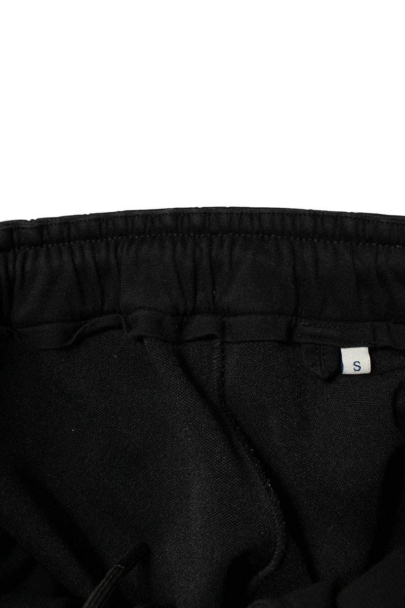 MONCLER Heart Logo Patch Hem Zip Track Pants Black Size 30