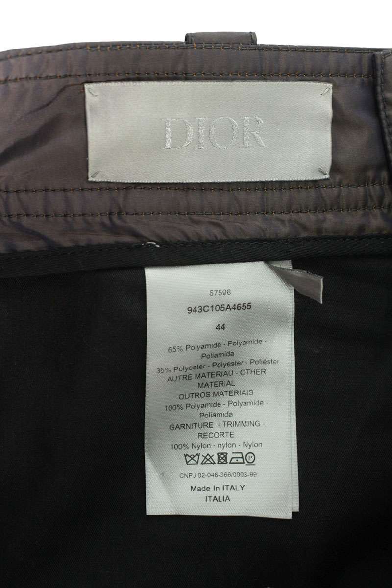 DIOR Technical Fabric Cargo Pants Brown Size 32
