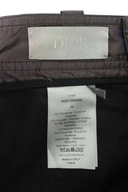 DIOR Technical Fabric Cargo Pants Brown Size 32
