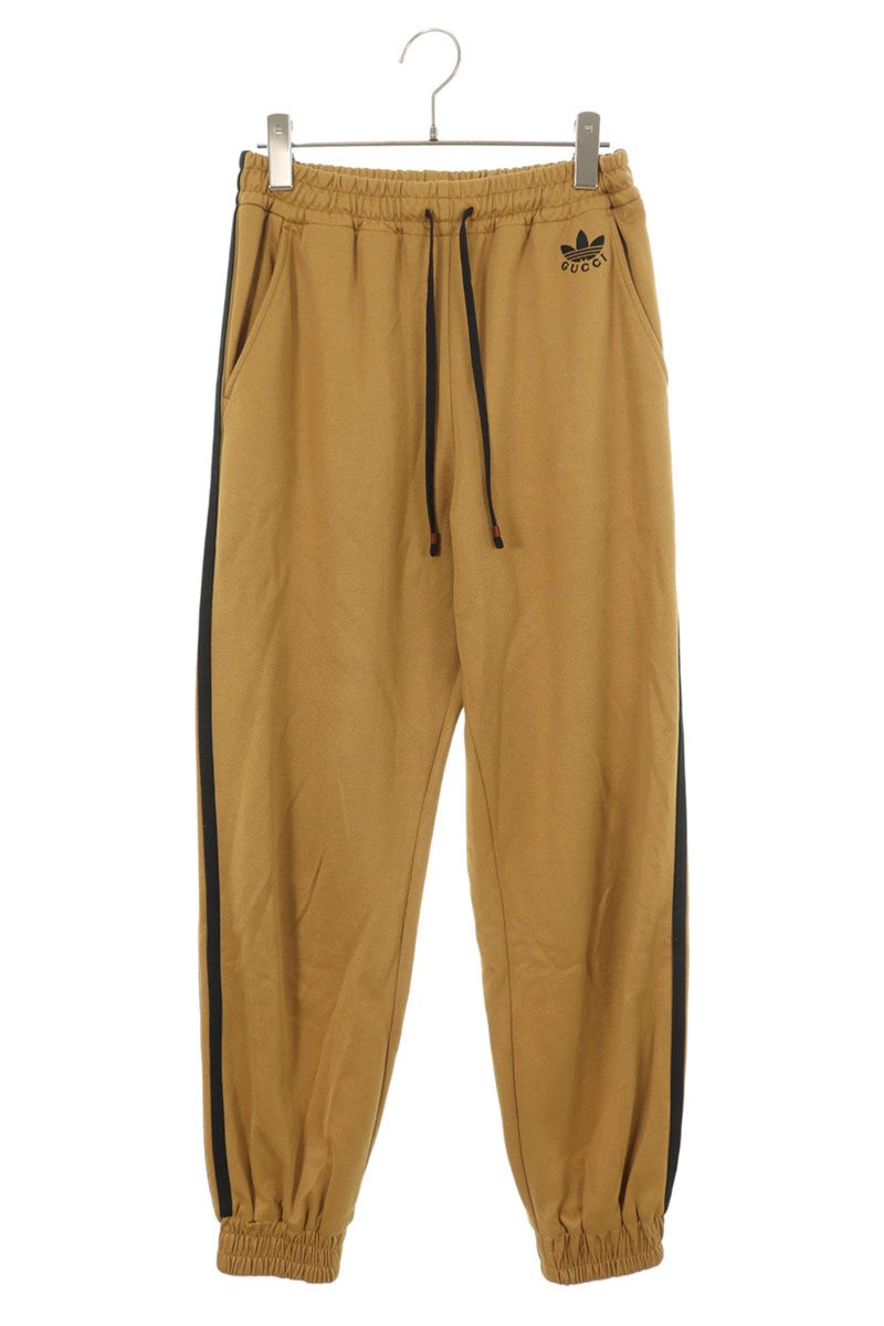 GUCCI x adidas Sideline Track Poly-Cotton Brown Size 30