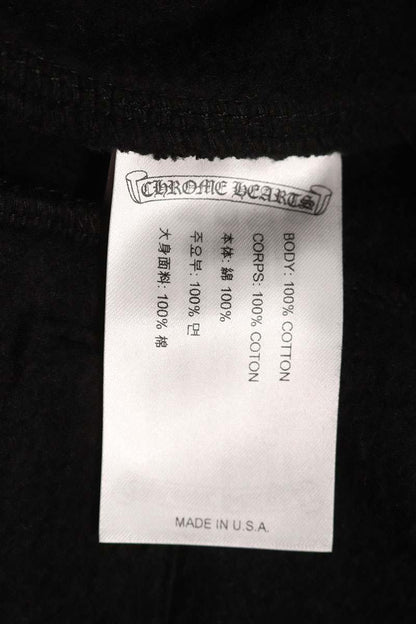 Chrome Hearts SWEAT PANTS Side Logo Print Black/Blue Size 32