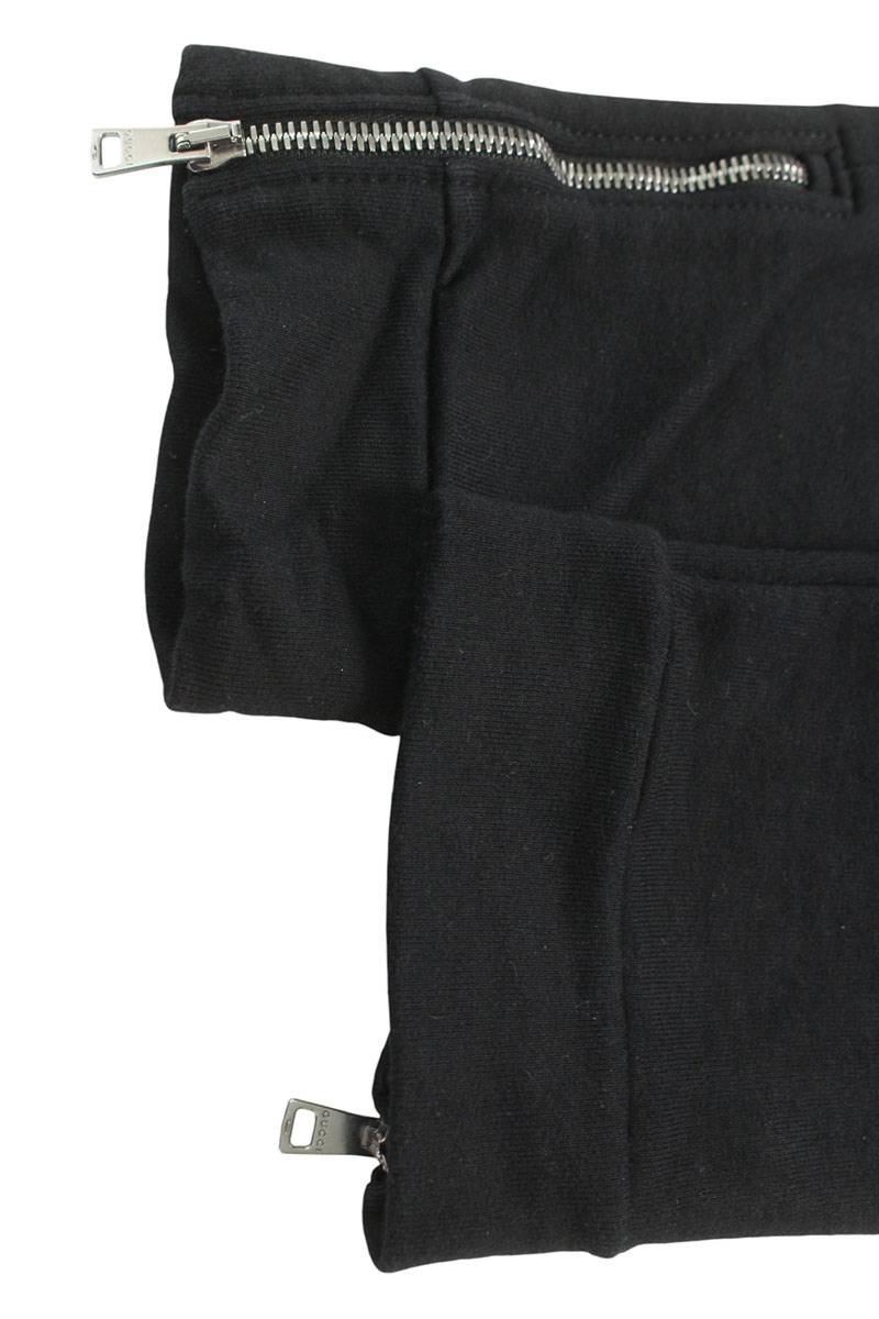 GUCCI Padded Biker Sweatpants Black Size 32