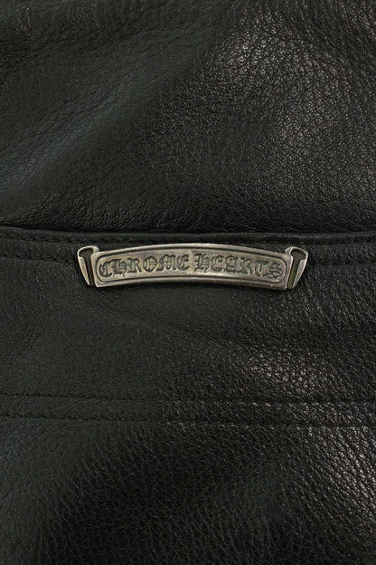 Chrome Hearts CARPENTER LTHR Cross Ball Button Flare Size 34