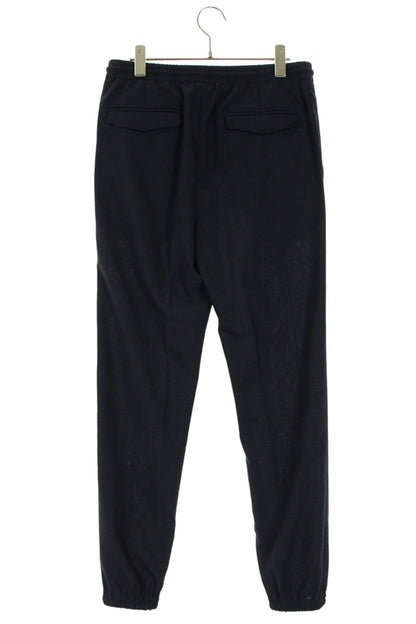 DIOR 113C112A5293 Hem Zip Wool Pants Navy Size 34