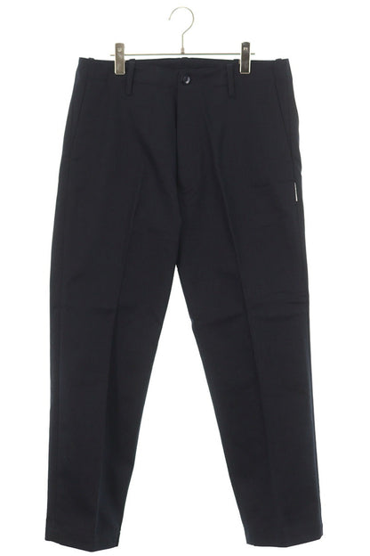 SEQUEL 24AW Poly Cotton Logo Print Chino Pants Navy Size 34