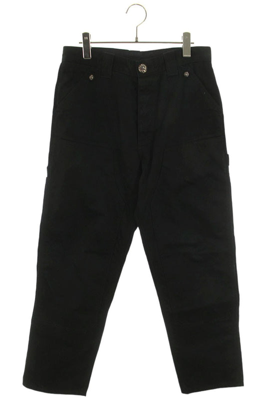 Chrome Hearts CARPENTER CNVS BLK Cotton Pants Size 30