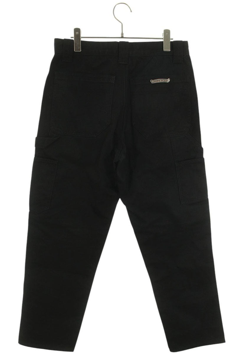 Chrome Hearts CARPENTER CNVS BLK Cotton Pants Size 30